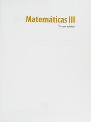 Front cover of Matemáticas by Juan Antonio Cuéllar Carvajal