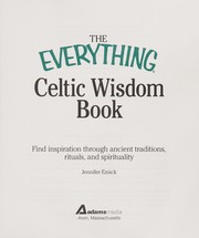 Cover of The everything Celtic wisdom book by Jennifer Emick