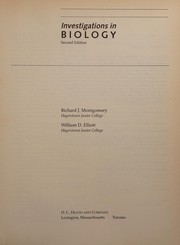 Front cover of Investigations in Biology by Joseph S. Levine