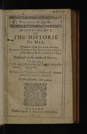 Front cover of Pvrchas his Pilgrim. Microcosmvs, or, The historie of man by Samuel Purchas