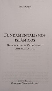 Front cover of Fundamentalismos islámicos by Isaac Caro