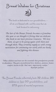 Front cover of Breast wishes for Christmas by Breast Friends Cookbooks Inc