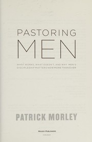 Cover of Pastoring Men by Patrick Morley