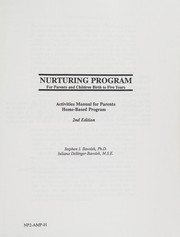 Front cover of Nurturing program for parents and children birth to five years by Stephen J Bavolek