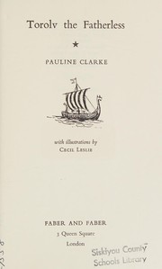 Front cover of Torolv the Fatherless by Pauline Clarke