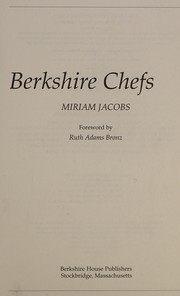 Cover of Best recipes of Berkshire chefs by Miriam Jacobs