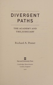 Cover of Divergent paths by Richard A. Posner