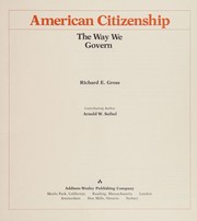 Front cover of American Citizenship by Richard Gross