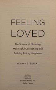 Cover of Feeling Loved by Jeanne Segal