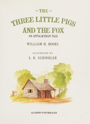 Front cover of The three little pigs and the fox by William H. Hooks