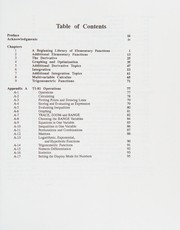 Cover of Calculus using the Texas Instruments graphing calculator by Carolyn L. Meitler