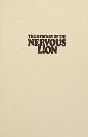 Front cover of The Mystery of the Nervous Lion by Kin Platt