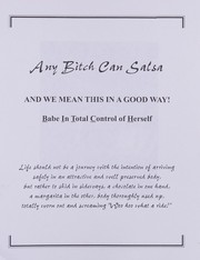 Front cover of Any bitch can salsa by McClure, Jackie (Cookbook author)