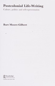 Front cover of Postcolonialism and Life-Writing by D Moore-Gilbert