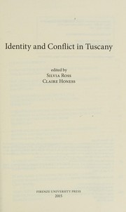 Front cover of Identity and conflict in Tuscany by Silvia M. Ross