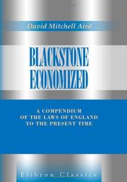 Cover of Blackstone economized by David Mitchell Aird