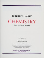 Cover of Chemistry : the study of matter : teacher's guide by Marco Dorin