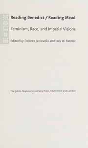 Cover of Reading Benedict/reading Mead by Dolores E. Janiewski
