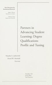 Front cover of Partners in Advancing Student Learning : Degree Qualifications Profile and Tuning by Natasha A. Jankowski