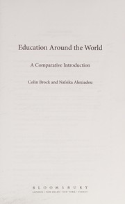 Front cover of Education around the world by Colin Brock