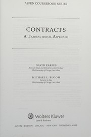 Cover of Contracts by David Zarfes