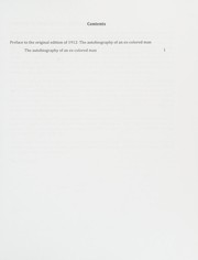 Front cover of Autobiography of an Ex-Colored Man by James Johnson