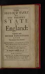 Cover of Angliae notitia by Edward Chamberlayne