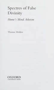 Cover of Spectres of false divinity by Thomas Anand Holden