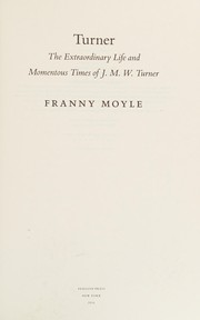 Cover of Turner by Franny Moyle