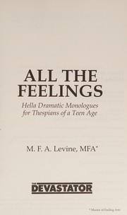 Cover of All the feelings by Mike Levine