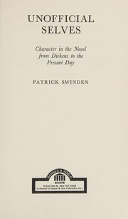 Cover of Unofficial selves by Patrick Swinden