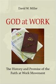 Cover of God at Work by David W. Miller