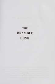 Cover of The bramble bush by Karl N. Llewellyn