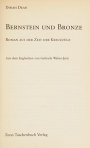 Cover of Bernstein und Bronze by Dinah Dean