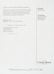 Cover of Math 7. by Castle Rock