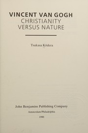 Front cover of Vincent van Gogh by Tsukasa Kōdera