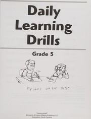 Cover of Daily learning drills by None