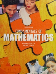 Front cover of Fundamantals of mathematics by William M. Setek