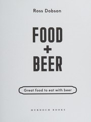 Cover of Food + beer by Ross Dobson