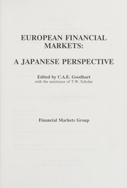 Cover of European Financial Markets by Charles Goodhart