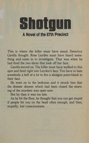 Cover of Shotgun (87th Precinct Mystery) by Evan Hunter