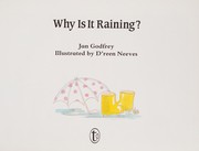 Cover of Why is it raining? by Janice M. Godfrey