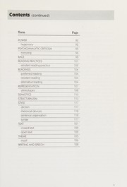 Cover of Literary terms by Brian Moon