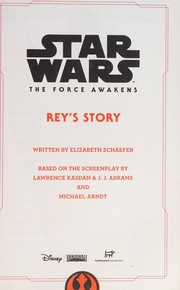 Cover of Star wars by Elizabeth Schaefer