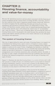 Front cover of Housing Finance (Housing Policy & Practice) by David Garnett