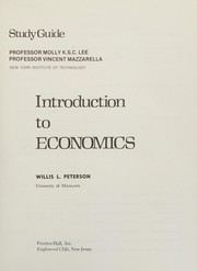 Front cover of Introduction to economics by Molly Kyung Sook Chang Lee