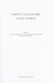 Front cover of Saints' cults in the Celtic world by Steven Boardman