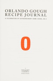 Front cover of Recipe journal by Orlando Gough