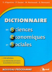 Front cover of Dictionnaire de sciences économiques et sociales by Philippe Deubel