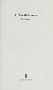 Cover of Normal by Helen Blakeman